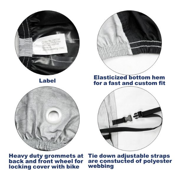 Housse de moto avec serrure - 90B16B