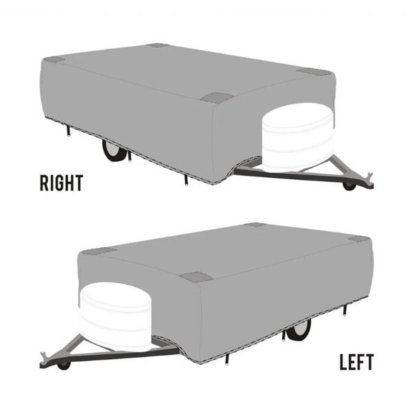 Housse de camping pliable et escamotable - 90B10A