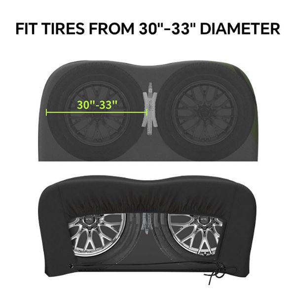 Protecteur de pneu pour camping-car - 90B11N