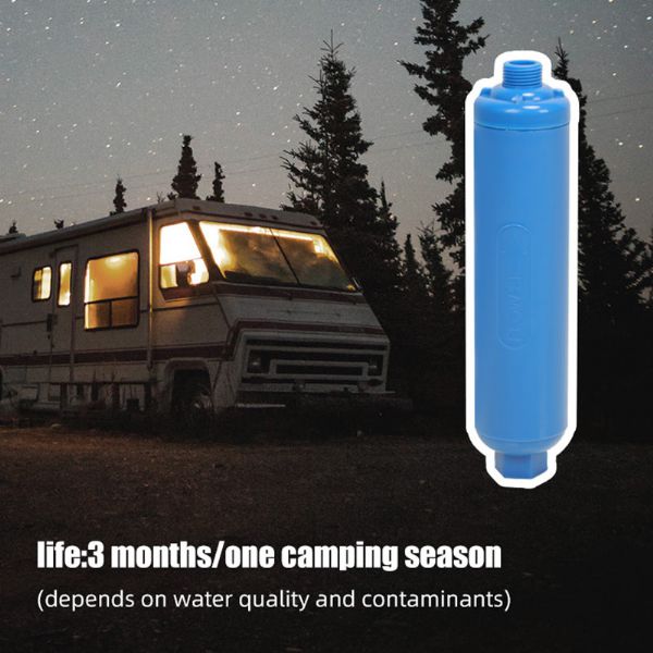 Filtre à eau en ligne 3 en 1 pour camping-car extérieur - 80R01H