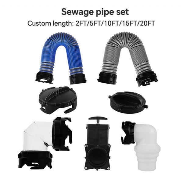 Tuyau d'égout en TPE pour camping-car - 70A31C