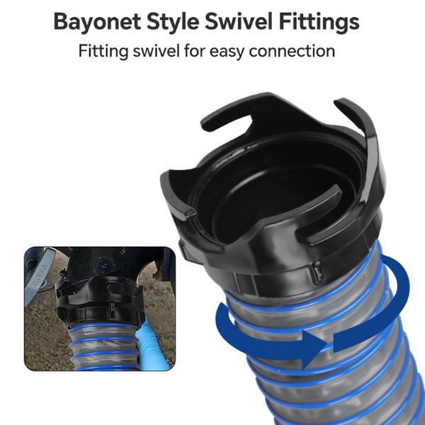 Tuyau d'égout en TPE pour camping-car - 70A31C