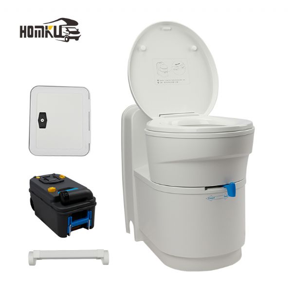 Toilettes à chasse d'eau pour camping-car - 71C44A