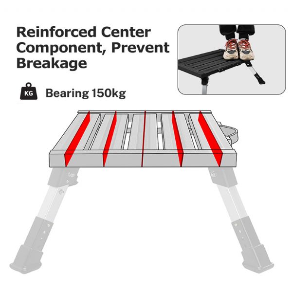 Marchepied réglable pour camping-car - 70C04A