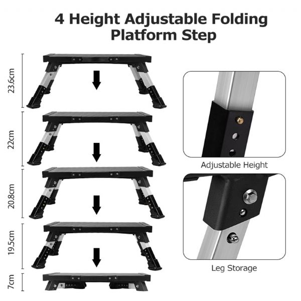 Marchepied réglable pour camping-car - 70C04A