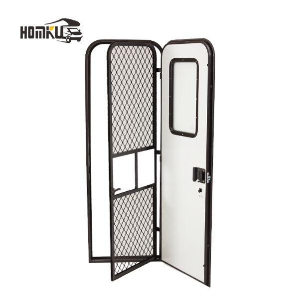 Porte à point d'ancrage unique pour camping-car américain - 71C72B