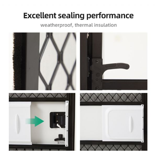 Porte à point d'ancrage unique pour camping-car américain - 71C72B