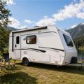 Fenêtre à projection en verre trempé pour camping-car avec store plissé - 70A59N