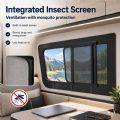 Fenêtre Coulissante pour Porte de Van Aménagé Sprinter en Gros avec Verre Trempé, Moustiquaire et Joint EPDM - 71C62A