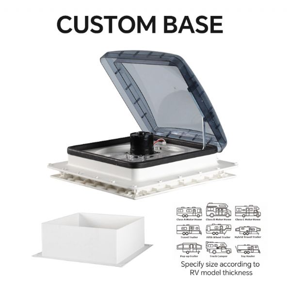 Ventilateur de toit de camping-car télécommandé - 70A14A