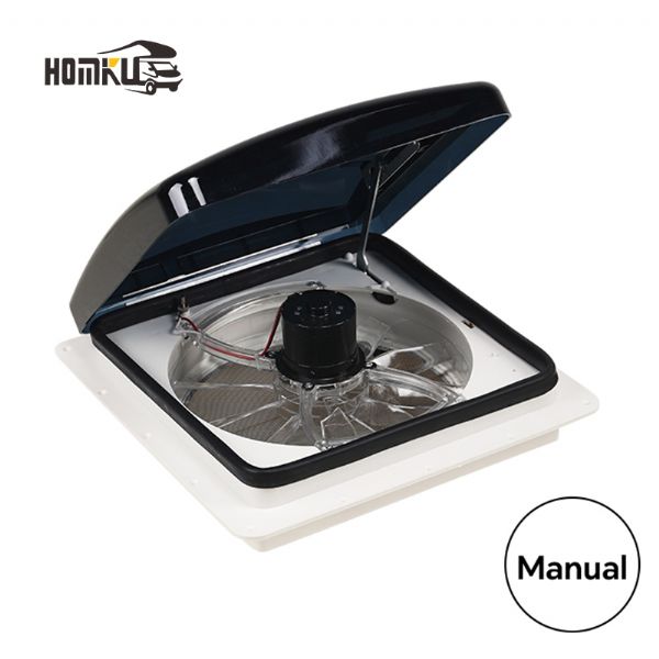 Ventilateur de toit manuel pour camping-car - 70A14C