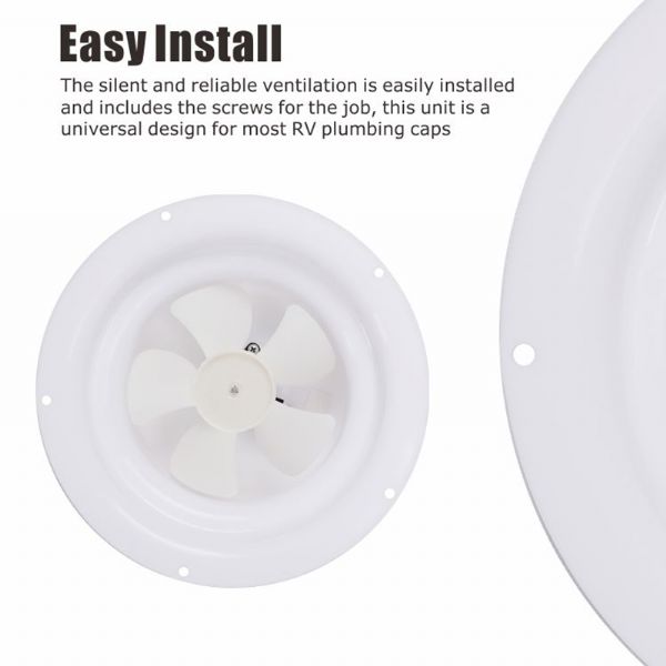 Évent de plomberie solaire pour camping-car - 70C13L